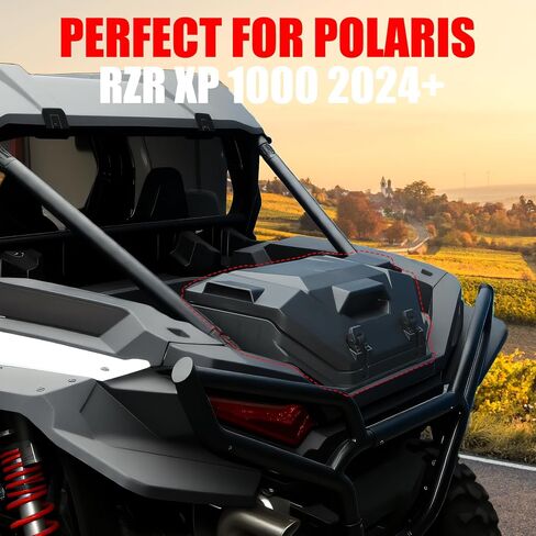 55QT UTV مربع البضائع الخلفية لـ Polaris RZR XP 1000 XP4 1000 2024 2025 الملحقات ، مزلاج أداة سرير خلفية خالية من الغبار الملي in Kuwait