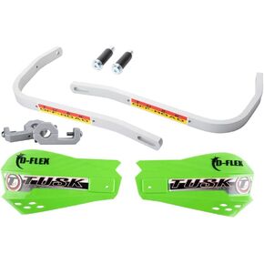حراس يدوية Tusk D-Flex مع MX Shields Green 7/8 "يتصاعد البار in Kuwait
