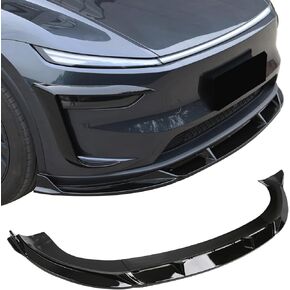 Front Bumper Lip for Tesla Model Y 2024 2023 2022 2021 2020 Glossy Carbon Fiber Pattern Front Lip Spoiler in Kuwait