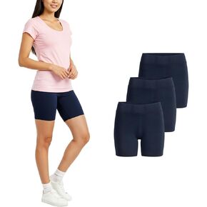 Womens Cotton Biker Shorts 3Pack,Women’s 5" Compression Leggings Shorts Stretchy Bicycle Shorts in Kuwait