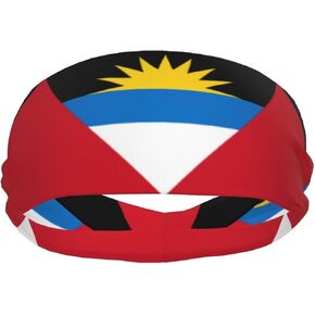 Flag Headbands for Women Men Fashion Jamaica Sports Sweatbands Patriotic Hairbands for Workout Running Cycling Yoga in Saudi Arabia