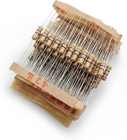 200pcs/lot 1W 5% Resistor Assortment Kit 20Value 10 ohm - 1M ohm Resistor Set 22R 47R 100R 220R 470R 1K 4.7K 100K ohm Resistance in Saudi Arabia