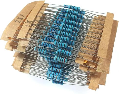 1/2w 0.5watt 1 ٪ مجموعة المقاومة 0.1r ~ 750r أوم ، 1K ~ 820K أوم ، مجموعة مقاومة مقاومة للأفلام المعدنية مجموعة 30 نوعا كل 10pcs (1K-820K) in Saudi Arabia