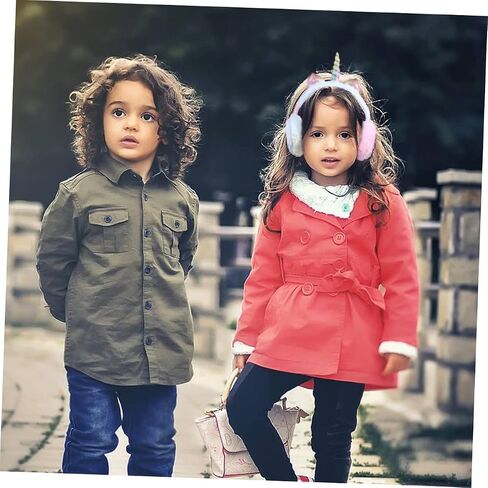Unicorn Ear Warmer Earmuffs Winter Ear Covers for Boys and Creative Gradient Color Design Warm and Comfortable Ear Protection in Saudi Arabia