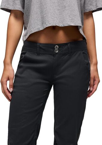 prAna Women's Standard Halle Pant, Black, 4xRG in Saudi Arabia