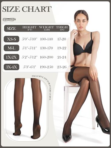 Silk Thigh High Stockings for Women, Shiny Reinforced Lace Top Tights with Anti-Slip Silicone, Sexy Sheer Lingerie in Saudi Arabia