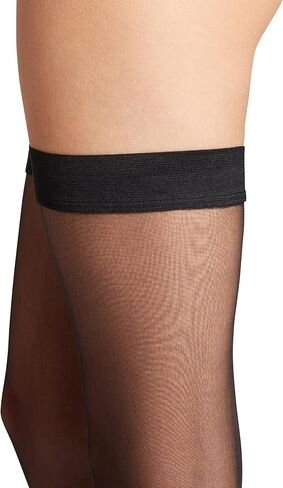 Wolford Individual 10 Stay-Up Thigh Highs Black XS in Saudi Arabia