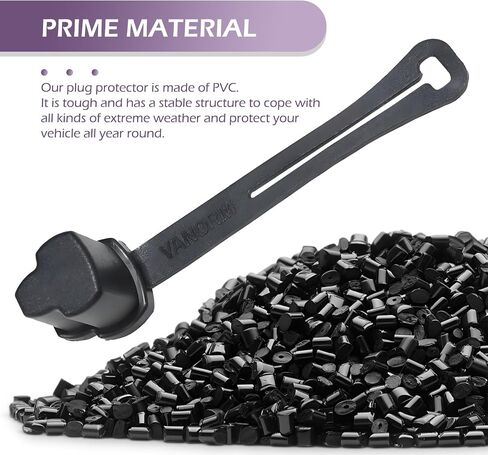 2 PCS 3 PRONG PLUT STOURCOR ، محرك كتلة سلك سلك سلك ستوري ستيريو معزول عزل الغلاف الجوية ، وغطاء 120 فولت تمديد سليكون سليكون ، لمعظم سيارات شاحنات إصلاح ملحقات (أسود) in Saudi Arabia