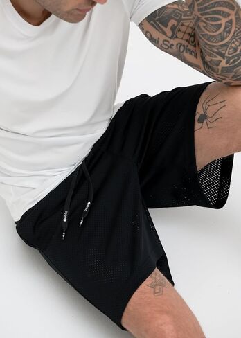 Ethika Mens Long Basketball Short | Black in Saudi Arabia