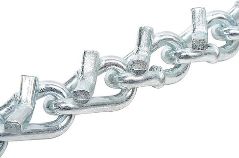 OakTen Set of 2 ATV/UTV Tire Chains with Tensioners - Durable 4-Link Ladder Design with V-Bar for Superior Traction in Snow, Mud, and Ice - Fits Tire Sizes 24x8x11 24x8x12 24x9x12 25x8x12 in Saudi Arabia