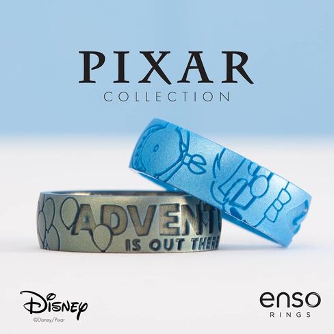 Enso Rings Disney Pixar Collection - Classic Etched Silicone Rings - Comfortable and Flexible Design in Kuwait