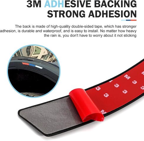 2-Pack Silicone Wheel Arch Protectors, Self-Adhesive Wheel Tires Eyebrow Strip, Fender Flare Trim Strips, Sporty Eyebrow Style Mudguard Decoration, Universal Fit for Cars (Black) in Saudi Arabia