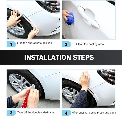 2-Pack Silicone Wheel Arch Protectors, Self-Adhesive Wheel Tires Eyebrow Strip, Fender Flare Trim Strips, Sporty Eyebrow Style Mudguard Decoration, Universal Fit for Cars (Black) in Saudi Arabia