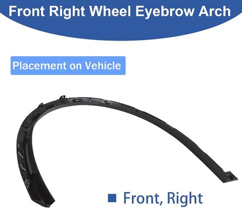 Front Right Fender Wheel Arch for Tesla Model X 2023-2024 Flare Fender Molding Trim in Saudi Arabia