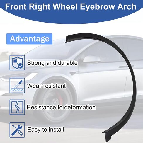 Front Right Fender Wheel Arch for Tesla Model X 2023-2024 Flare Fender Molding Trim in Saudi Arabia