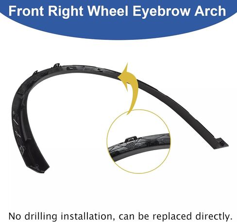 Front Right Fender Wheel Arch for Tesla Model X 2023-2024 Flare Fender Molding Trim in Saudi Arabia