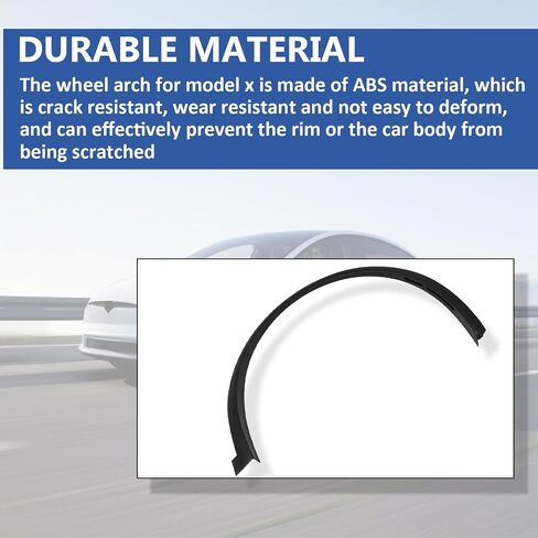 Front Right Fender Wheel Arch for Tesla Model X 2023-2024 Flare Fender Molding Trim in Saudi Arabia