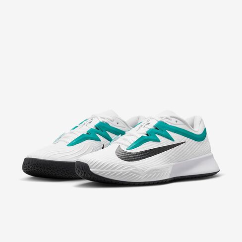 Nike Vapor Pro 3 Men's Hard Court Tennis Shoes (White/Radiant Emerald/Black) in Saudi Arabia