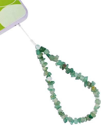 الأحجار الكريمة الطبيعية الهاتف الحبل أحزمة المعصم مطرز الهاتف شنقا الملحقات اليدوية مكافحة خسر سلسلة الحبل in Kuwait