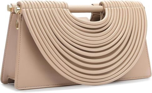 Slouchy PU Leather Woven Cloud Semicircles Bags Women Crossbody Purse Underarm Shoulder Hobo Bag Top Handle Tote Handbag 2025 in Kuwait