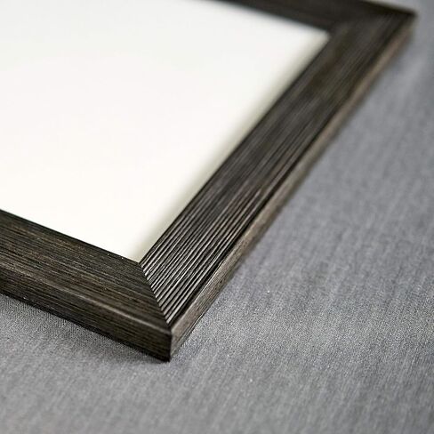 Poster Palooza 12x19 Contemporary Black Wood Picture Frame - UV Acrylic, Foam Board Backing, & Hanging Hardware Included! in Kuwait