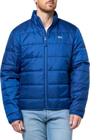 Lacoste Men's Short Lightweight Water Repellent Puffed Jacket in Saudi Arabia