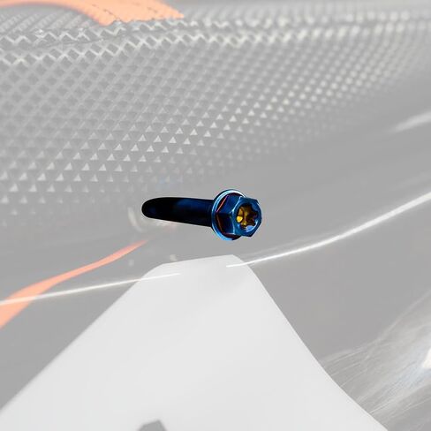 TUSK Titanium Seat Bolt Brott Blue-GR5 6AL/4V-45 ٪ أخف وزنا من OEM متوافق مع KTM 250 SX 2019-2022 in Saudi Arabia