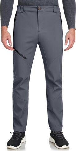 Little Donkey Andy Men’s Fleece Lined Softshell Pants for Hiking SKiiing in Saudi Arabia