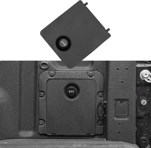 Truck Security Lock Cover Compatible with 2024 2025 Ford F150 Code Locking Security Lid Bed Storage Bin Side Cover with Code Lock for 2024 F-150 Accessories in Kuwait