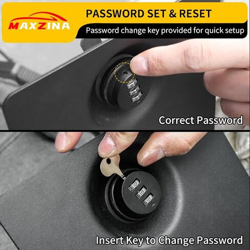 Truck Security Lock Cover Compatible with 2024 2025 Ford F150 Code Locking Security Lid Bed Storage Bin Side Cover with Code Lock for 2024 F-150 Accessories in Kuwait