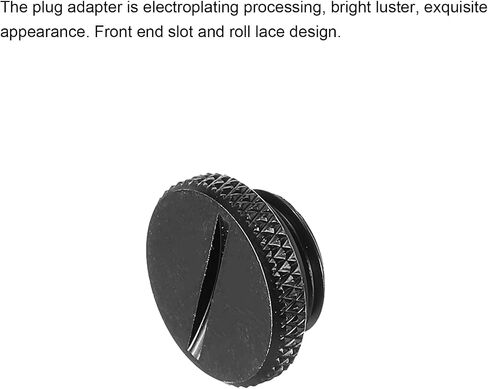 MECCANIXITY Computer Water Cooling Plug Fitting G1/4" Black for PC Water Cooling Systems with O-Ring Pack of 4 in Saudi Arabia