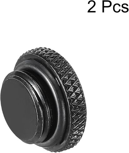 MECCANIXITY Computer Water Cooling Plug Fitting G1/4" Black for PC Water Cooling Systems with O-Ring Pack of 4 in Saudi Arabia