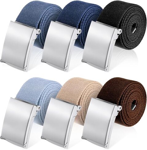 Giantree 6 Pack Golf Belts for Men ، حجم حزام الويب القابل للتعديل حتى 55 " in Saudi Arabia
