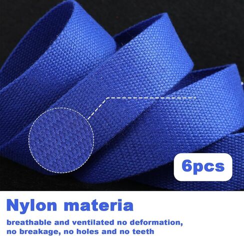 6Pack Golf Nylon Web Belts for Men ، أحزمة الويب للرجال مع مشبك معدني ، 55 "نايلون صلبة قابلة للتعديل بدون ثقوب حزام غولف للحزام في الهواء الطلق حزام المشي لمسافات طويلة 6 in Kuwait