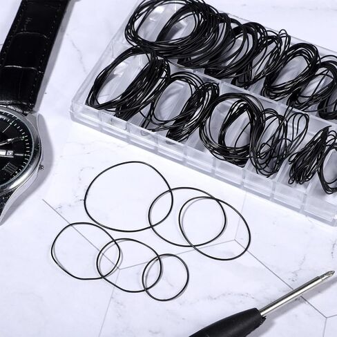180 pcs O Ring Watch Gasket Rubber Seal 18 Sizes Watch Back Replacement O Ring Watches Gasket Set for Watches Repair in Saudi Arabia