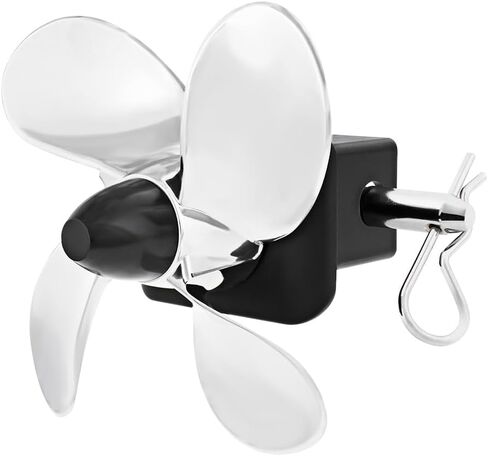 United Pacific 77009 Spinning Propeller Hitch Cover for 2" x 2" Trailer Hitch Receivers, Injection Molded Plastic, Corrosion Resistant – ONE Unit in Saudi Arabia