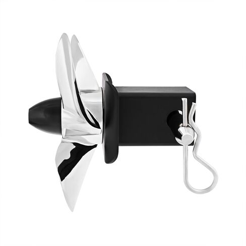 United Pacific 77009 Spinning Propeller Hitch Cover for 2" x 2" Trailer Hitch Receivers, Injection Molded Plastic, Corrosion Resistant – ONE Unit in Saudi Arabia