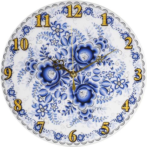 Owl. William Morris Round Wooden Wall Clock 11.4"" (29 cm), 441730 in Saudi Arabia