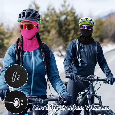 Eurzom 3 PCS Winter Balaclava للرجال ، قناع للوجه التزلج على الجليد مع قناع وشاح حراري مضاد للرياح in Saudi Arabia