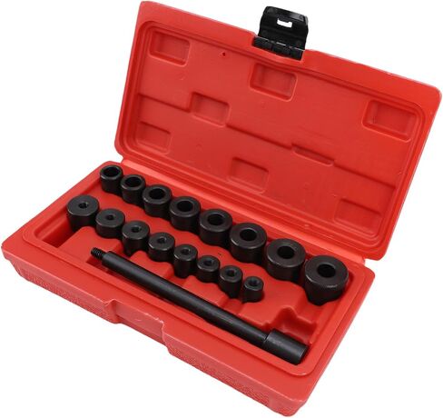 مجموعة أدوات محاذاة قابض 17pcs Universal Universal Automotive Flywheel Hole Hole أدوات محاذاة لوحة محاذاة مع صندوق تخزين لمعظم السيارات والسيارات التجارية الخفيفة in Saudi Arabia