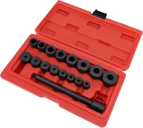 مجموعة أدوات محاذاة قابض 17pcs Universal Universal Automotive Flywheel Hole Hole أدوات محاذاة لوحة محاذاة مع صندوق تخزين لمعظم السيارات والسيارات التجارية الخفيفة in Saudi Arabia