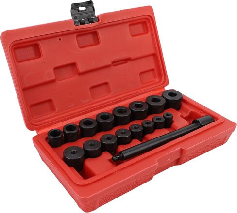 مجموعة أدوات محاذاة قابض 17pcs Universal Universal Automotive Flywheel Hole Hole أدوات محاذاة لوحة محاذاة مع صندوق تخزين لمعظم السيارات والسيارات التجارية الخفيفة in Saudi Arabia