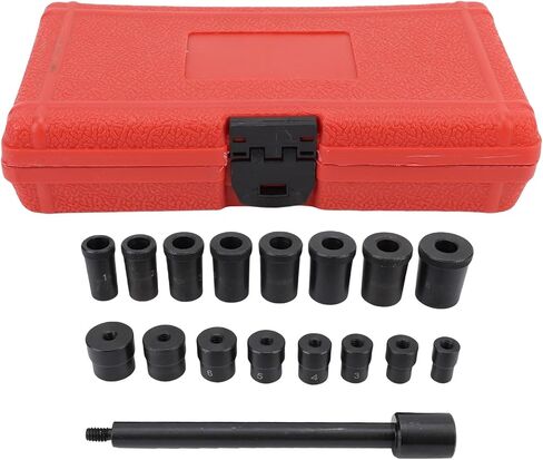 مجموعة أدوات محاذاة قابض 17pcs Universal Universal Automotive Flywheel Hole Hole أدوات محاذاة لوحة محاذاة مع صندوق تخزين لمعظم السيارات والسيارات التجارية الخفيفة in Saudi Arabia