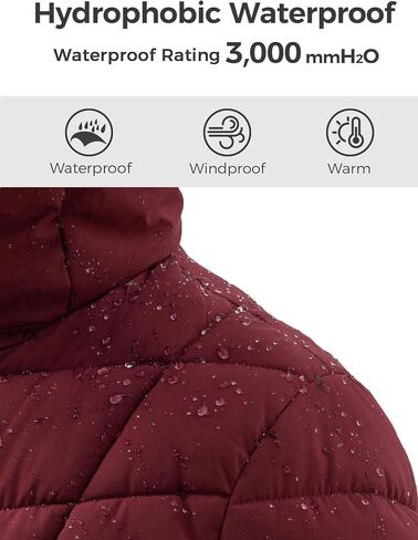wantdo Women's Puffer Jacket Warm Padded Winter Coat Long Quilted Jacket (Available in Plus Size) in Saudi Arabia