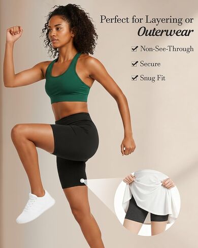 Cotton Compression Shorts Women 2Pack, High Waisted Legging Shorts Tummy Control 5" Biker Shorts in Kuwait