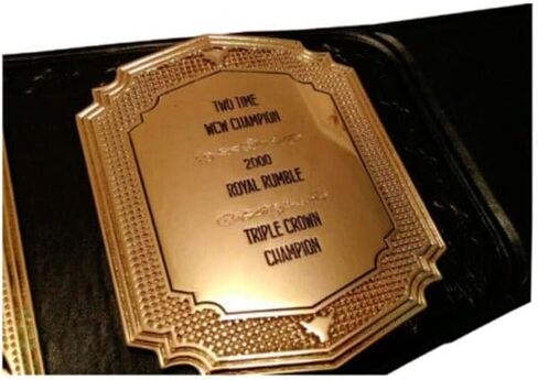 The Rock Brahma Bull Championship Belt - The Rock The People's Heavyweight Replica Title Wrestling Championship Belt 2mm in Saudi Arabia