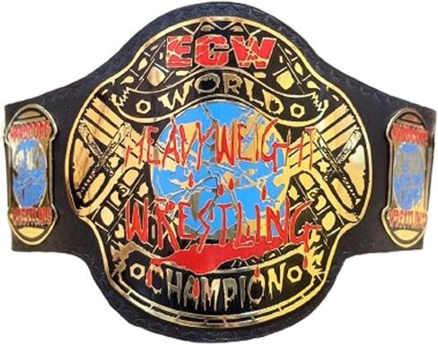 New ECW Hardcore World Heavyweight Wrestling Championship Belt, ECW Replica Title Wrestling Belt 2mm Adult Size in Saudi Arabia