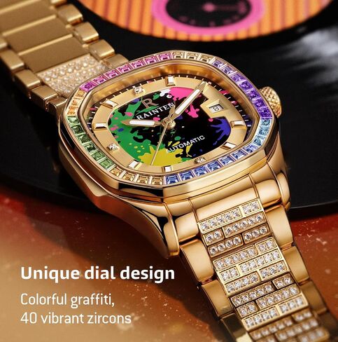 R9011 Mens Automatic Watch ، ساعات فاخرة للرجال ، الساعات المعصم للرجال الميكانيكية الفولاذ المقاوم للصدأ ، والأزياء ، والأزياء رجال ، مشاهدة كلاسيكية رجال الرجال الكلاسيكية غير الرسمية in Kuwait