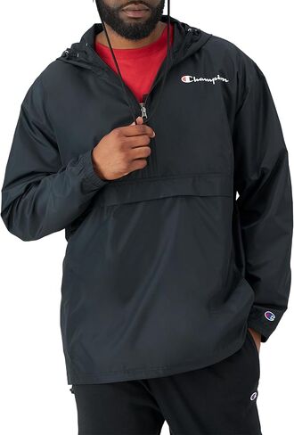 Champion Men's Jacket, Stadium Packable Wind and Water Resistant Jacket (Reg. Or Big & Tall) in Saudi Arabia