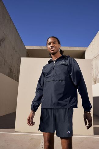 Champion Men's Jacket, Stadium Packable Wind and Water Resistant Jacket (Reg. Or Big & Tall) in Saudi Arabia